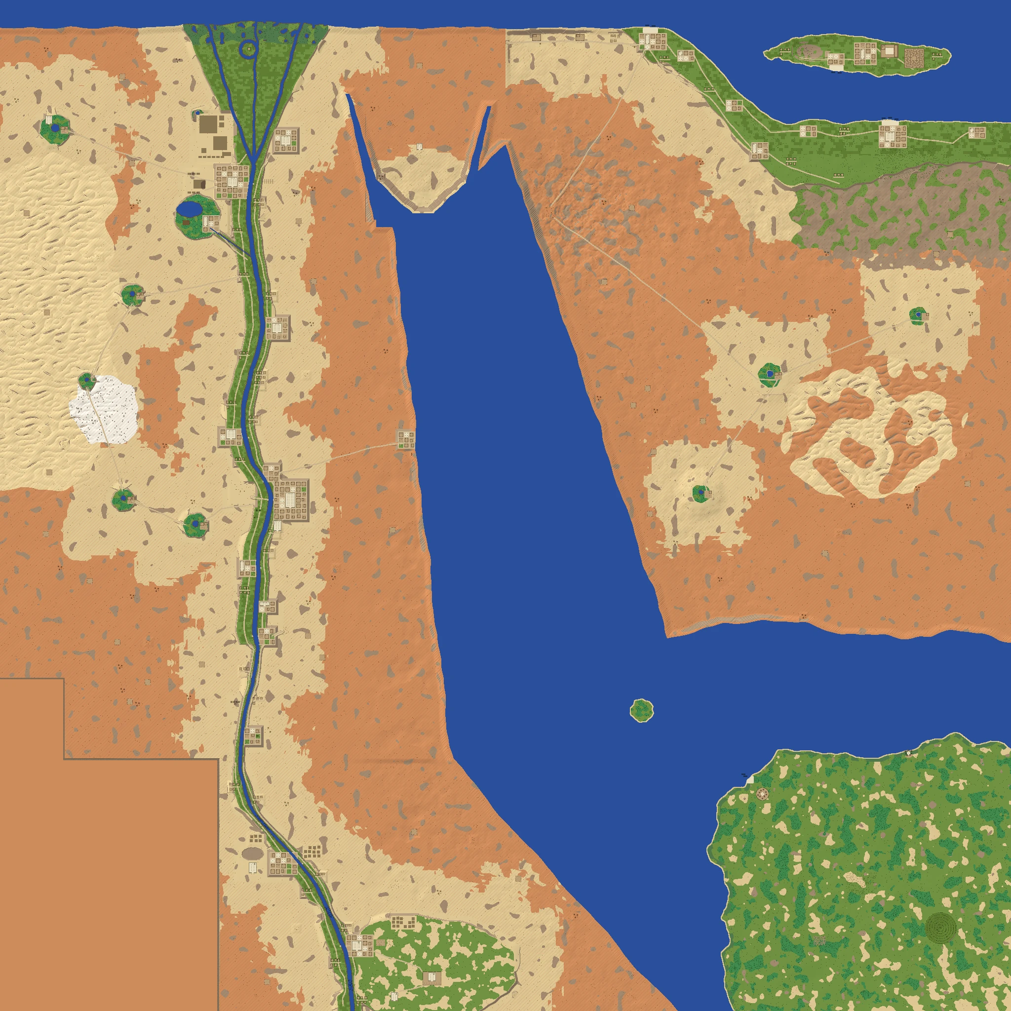 Map of the world of Scarab Online